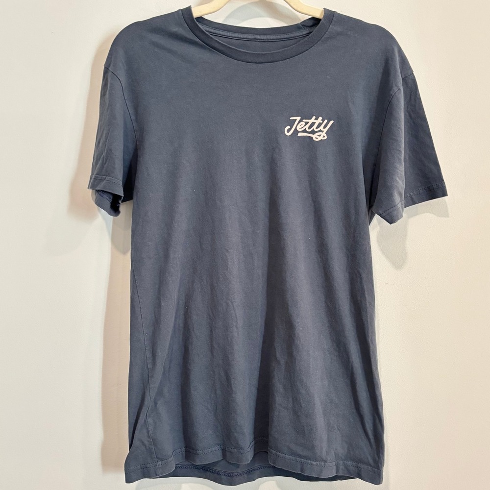 Jetty Drink Like A Fish Womens Shirt Medium Coastal Surfer Beachy Nautical 20293